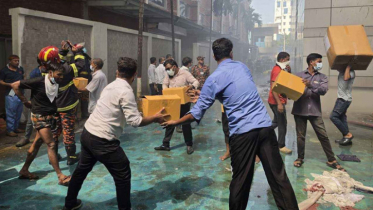 চার ঘণ্টার চেষ্টায় নিয়ন্ত্রণে টঙ্গীর ওষুধ কারখানার আগুন